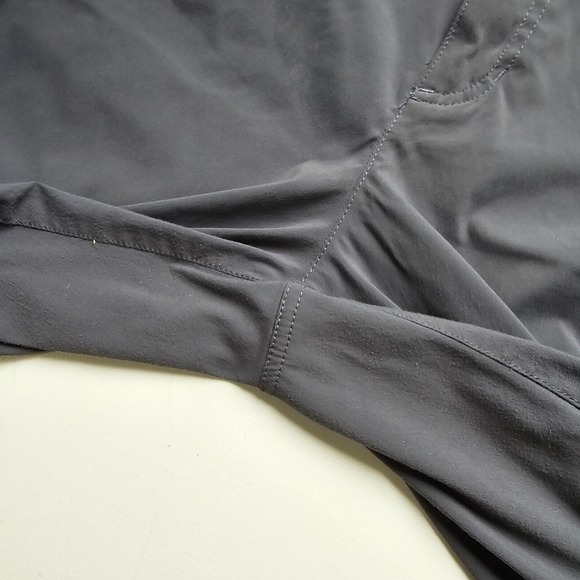 Eddie Bauer Travex Womens Nylon Hiking Pants Size 14 Gray Roll Cuff Outdoor Tech - Picture 8 of 14